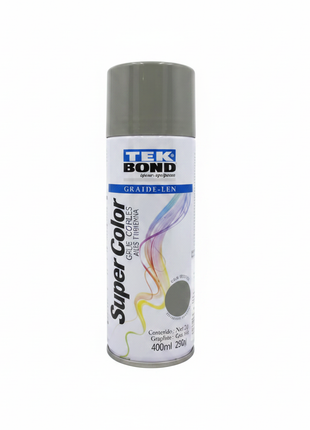 Tekbond spray grafito 400ml – pintura aerosol acabado grafito – cobertura uniforme – ideal para metal, madera y superficies industriales

