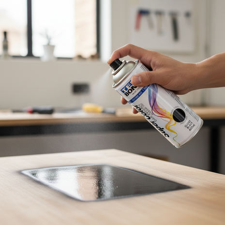 Tekbond spray negro brillante 400ml – aplicación directa – aerosol secado rápido – pintura multiusos interiores y exteriores


