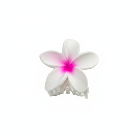 Pinza Plumeria Blanca