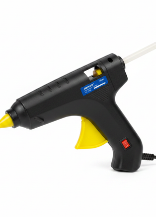 Pistola de silicona grande Artesco 40W – switch de control – incluye 2 barras – manualidades y bricolaje