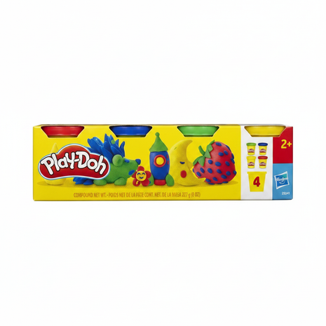 Play-Doh 4 Pack – Fondo Blanco