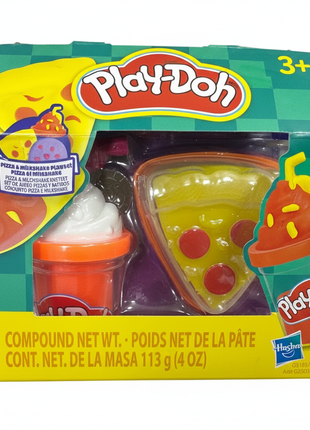 Play-Doh Pizza & Milkshake – Fondo Blanco