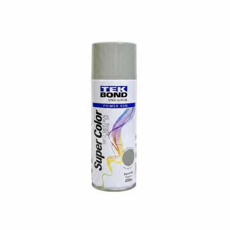Tekbond primer gris spray 400ml – imprimante aerosol base gris – preparación de superficies – ideal para metal, madera y plástico

