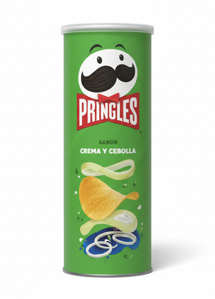 Pringles Crema y Cebolla - fondo blanco
