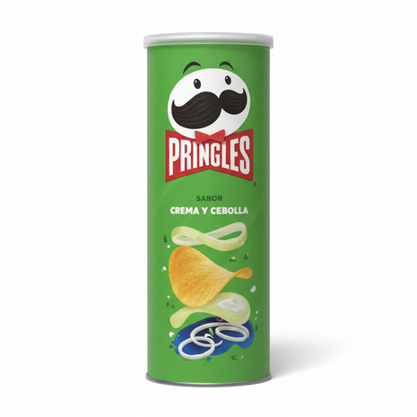Pringles Crema y Cebolla - fondo blanco