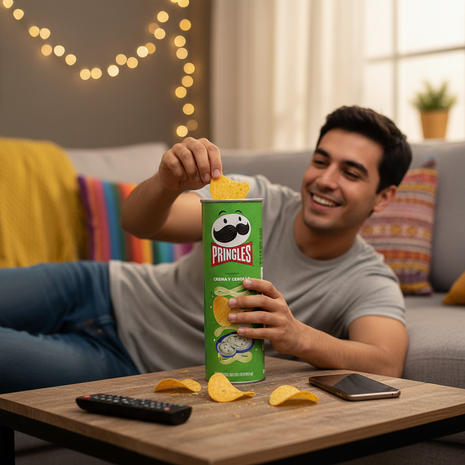Pringles Crema y Cebolla - situación de uso