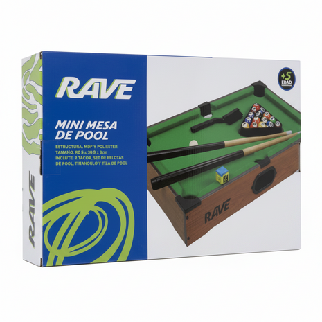 MINI MESA DE BILLAR RAVE