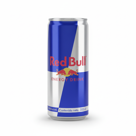 Red Bull 355ml - fondo blanco