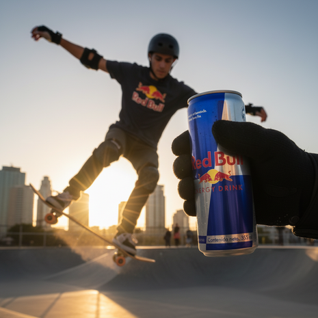 Red Bull 355ml - situación de uso