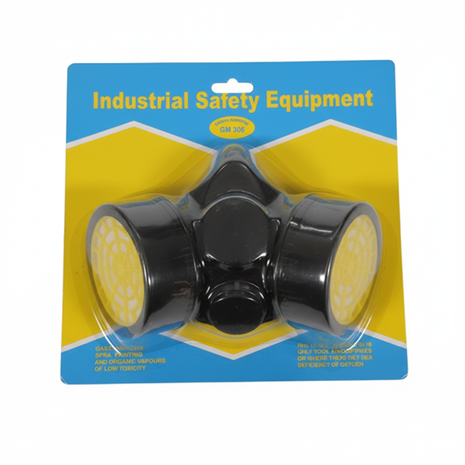 Respirador Industrial Safety Equipment fondo blanco
