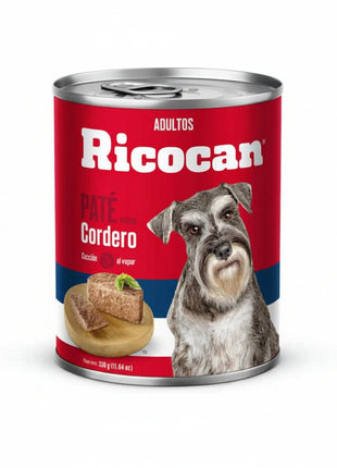 RICOCAN ADULTO PATE DE CORDERO 312G