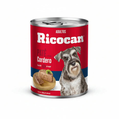 RICOCAN ADULTO PATE DE CORDERO 312G