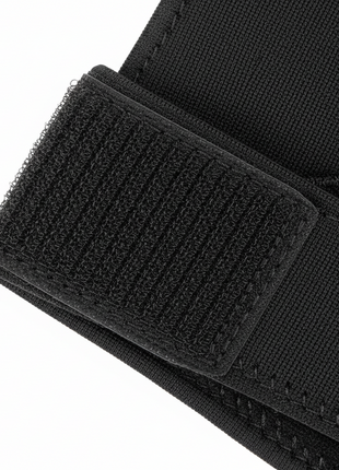 MU Group rodillera neoprene textura tejido velcro soporte premium ortopédico