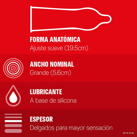 PRESERVATIVO DUREX SENSITIVO DELGADO