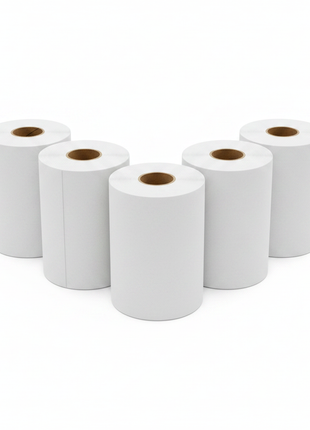 Rollos Papel Térmico — frontal fondo blanco