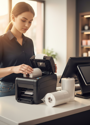 Rollos Papel Térmico — lifestyle uso