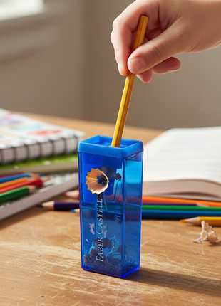 Sacapuntas Faber-Castell lifestyle realista