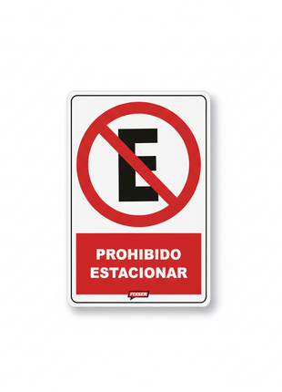 Señal Prohibido Estacionar FIXSER - letra E corregida