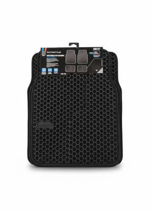 Set 4 Tapetes AUTOSTYLE Hexagonal pack apilado - fondo blanco