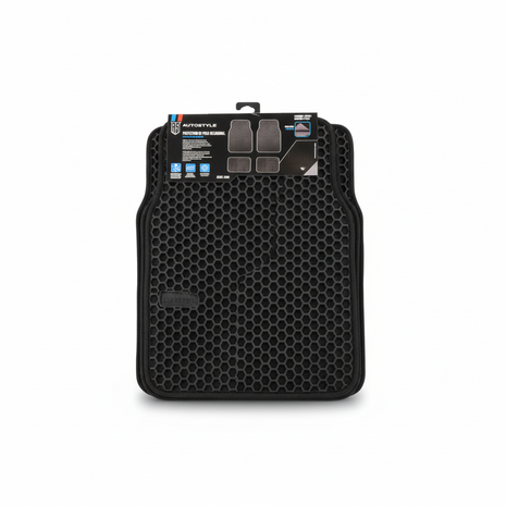 Set 4 Tapetes AUTOSTYLE Hexagonal pack apilado - fondo blanco
