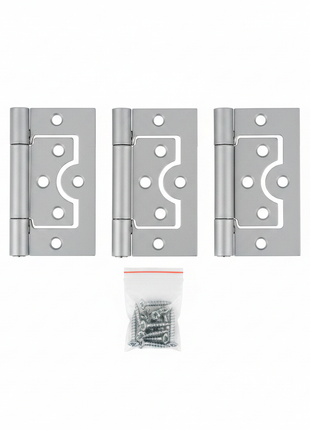 Set Bisagras Aluminio - Vista Frontal