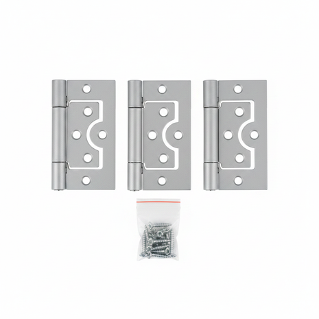 Set Bisagras Aluminio - Vista Frontal