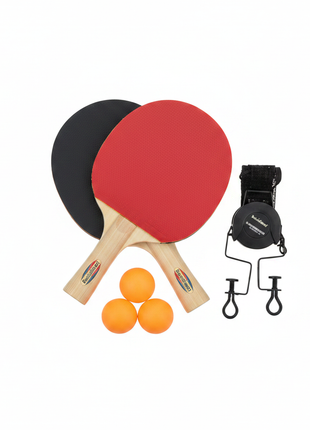 Set ping pong Baisidiwei – juego en familia – paletas de madera con goma – diversión para todas las edades