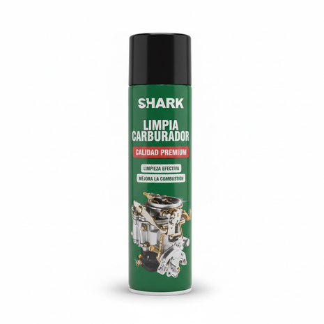 Shark Limpia Carburador fondo blanco