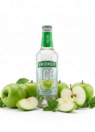Smirnoff Ice Green Apple Botella - Con ingredientes
