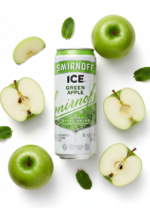 Smirnoff Ice Green Apple - Con manzanas