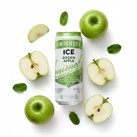 Smirnoff Ice Green Apple - Con manzanas