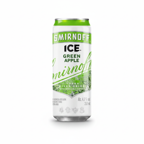 Smirnoff Ice Green Apple - Fondo Blanco