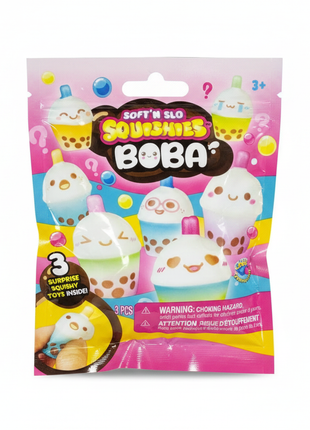 Soft'N Slo Squishies Boba – Fondo Blanco