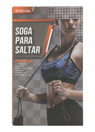 Soga para saltar - fondo blanco