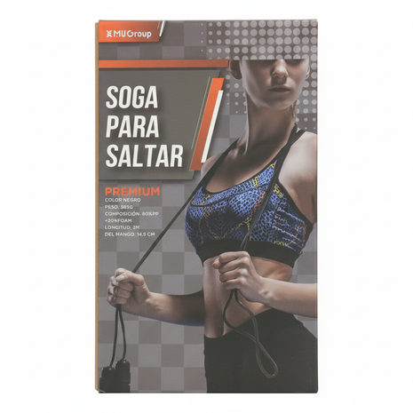 Soga para saltar - fondo blanco