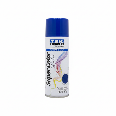 Tek Bond Super Color azul oscuro – pintura en aerosol multiusos – acabado uniforme interior y exterior – Envíos express
