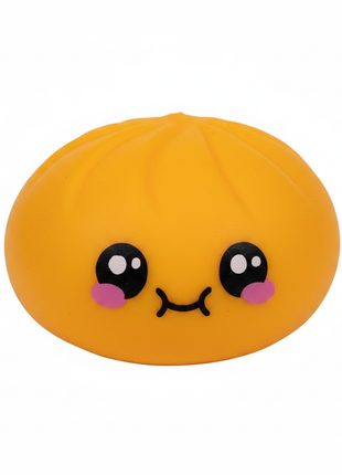 Squishy Naranja — frontal fondo blanco