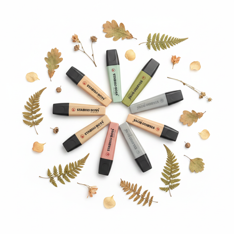 STABILO NatureColors - Flat lay top-down
