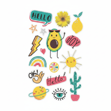 Sticker Kipit flat lay