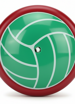 Macro detalle Super Yoyo plástico resistente con cuerda enrollada – calidad premium juguete de habilidad