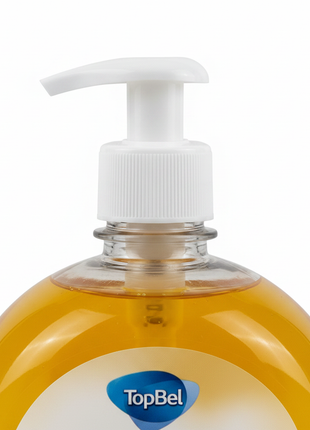 Tópico jabón líquido avena 1L – detalle dispensador dorado gran formato – fórmula antibacterial premium