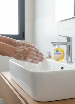 Tópico jabón líquido avena – lavado de manos con espuma cremosa – antibacterial – piel suave e hidratada