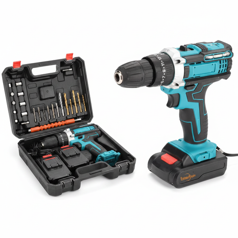 Taladro inalámbrico con kit - producto