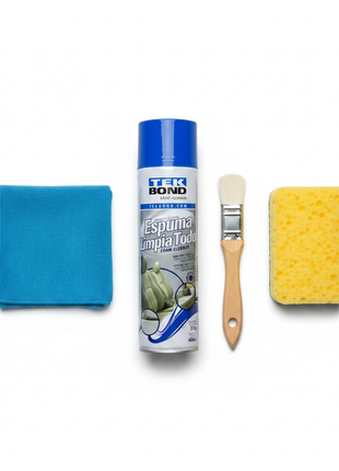 Tek Bond Espuma – Flat Lay