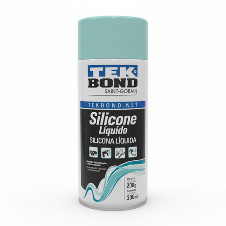 Tek Bond Silicone Líquido fondo blanco