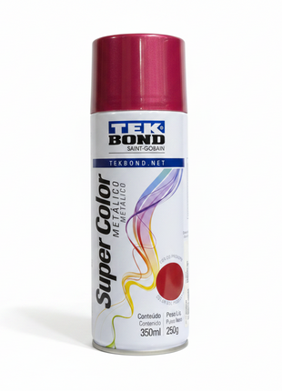 PINTURA EN SPRAY ROJO METALICO TEKBOND 400ML