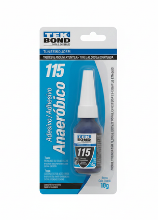 Tekbond 115 fijador de rosca anaeróbico 10g – adhesivo industrial – bloqueo permanente de pernos y tornillos – Envíos express

