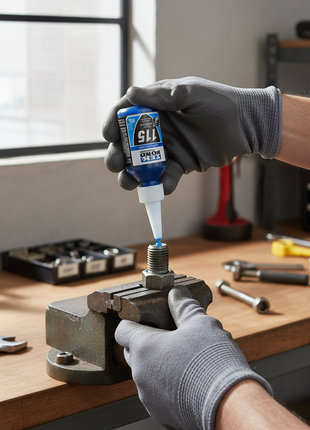 Tekbond 115 anaeróbico 10g – aplicación directa en roscas – fijación segura – adhesivo para metal y mecánica industrial

