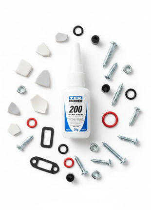 Tekbond 200 adhesivo instantáneo 20g con materiales compatibles – pega cerámica, goma y metal al instante – Envíos express

