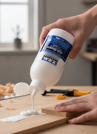 Tekbond Cola Branca PVA Extra aplicada en ensamble de madera – cola blanca de alta resistencia para carpintería y manualidades – Envíos express

